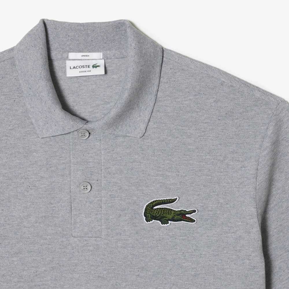 Lacoste Original L.12.12 Loose fit 80's crocodile Polo Grey Chine | OGJ-913064