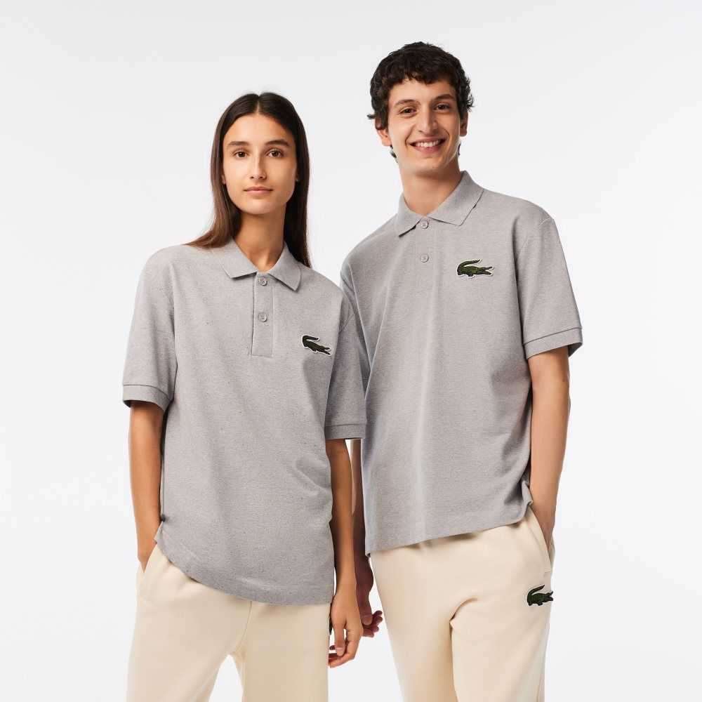 Lacoste Original L.12.12 Loose fit 80\'s crocodile Polo Grey Chine | OGJ-913064