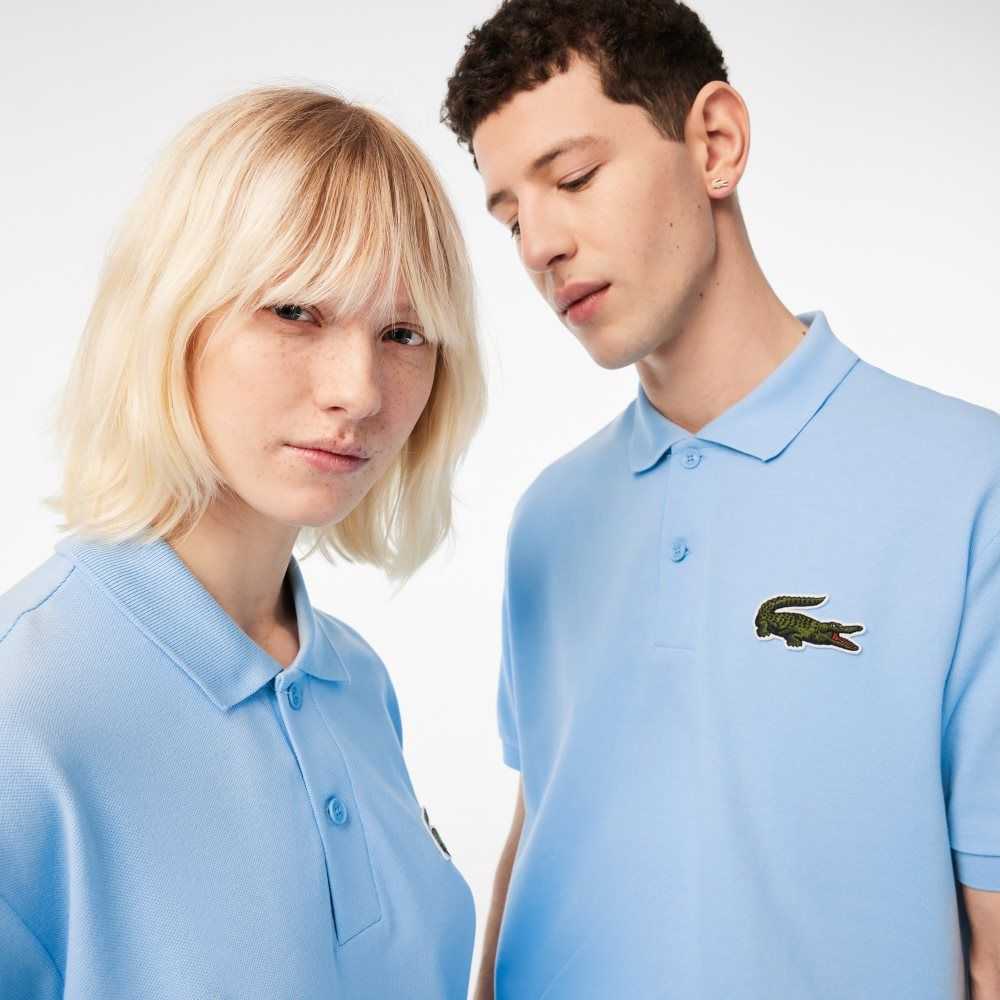 Lacoste Original L.12.12 Loose fit 80's crocodile Polo Blue | PWT-132605