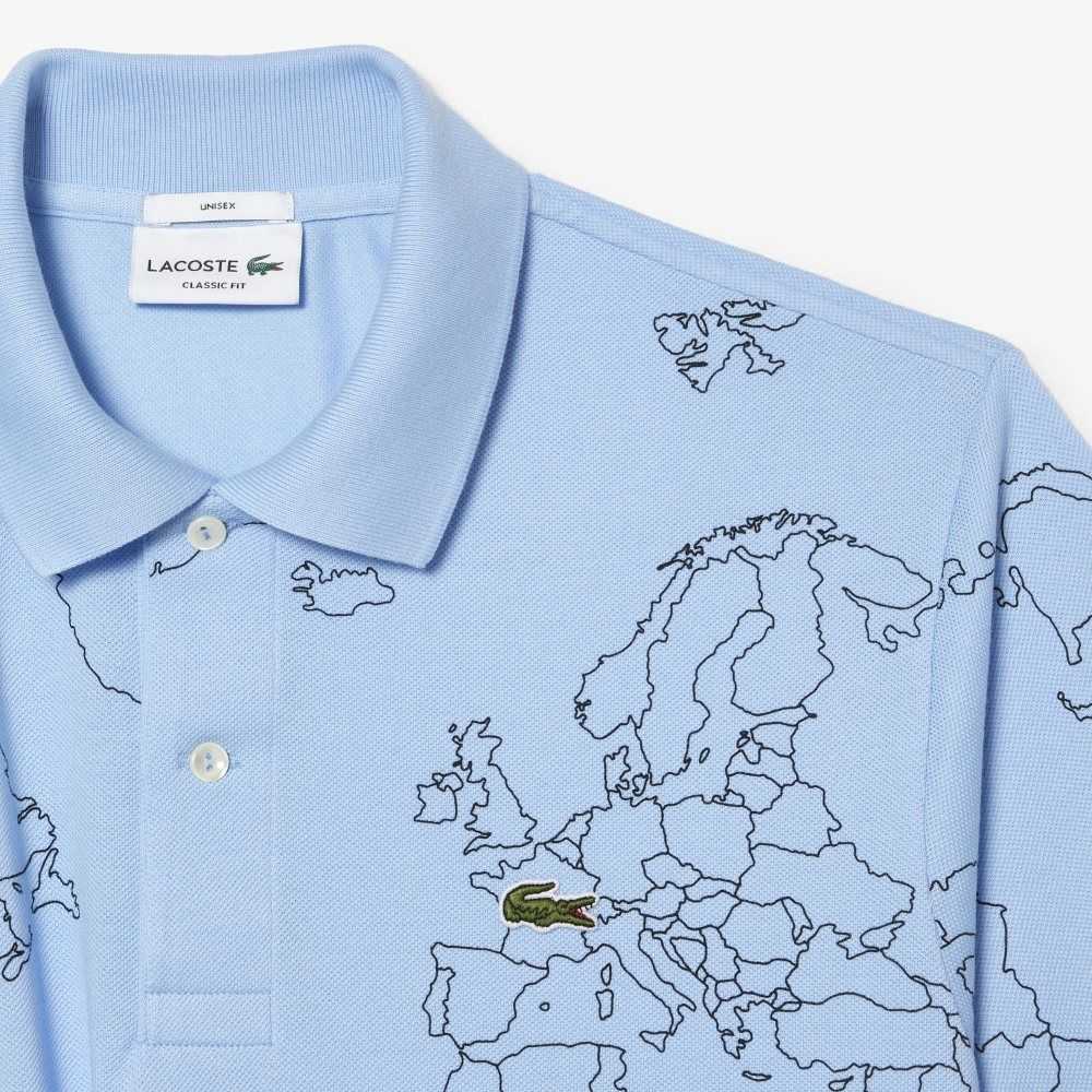 Lacoste Original L.12.12 Planisphere Polo Blue | WRS-538497