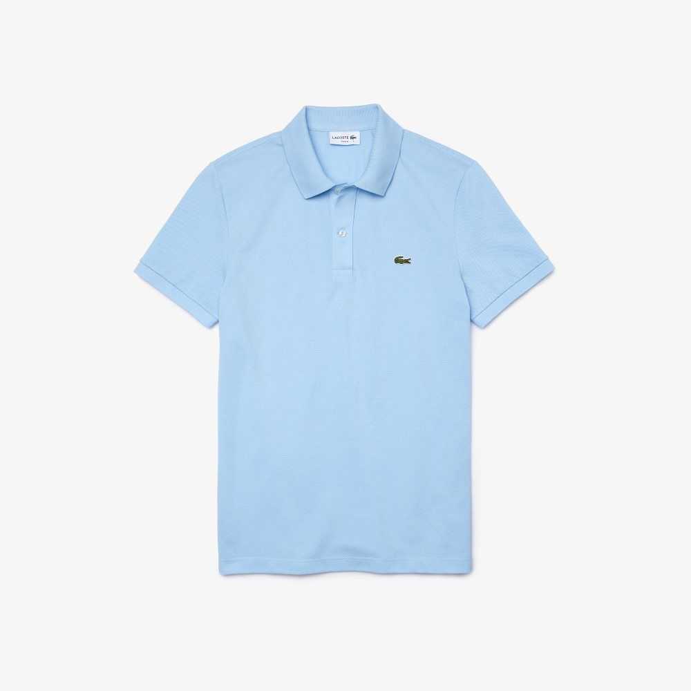 Lacoste Original L.12.12 Slim Fit Petit Pique Cotton Polo Blue | FNT-657320