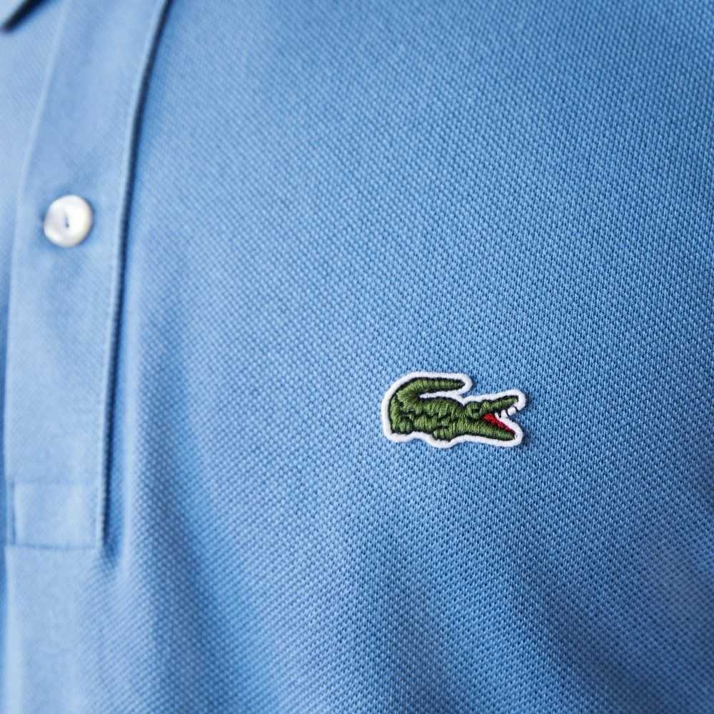 Lacoste Original L.12.12 Slim Fit Petit Pique Cotton Polo Blue | FVG-148732