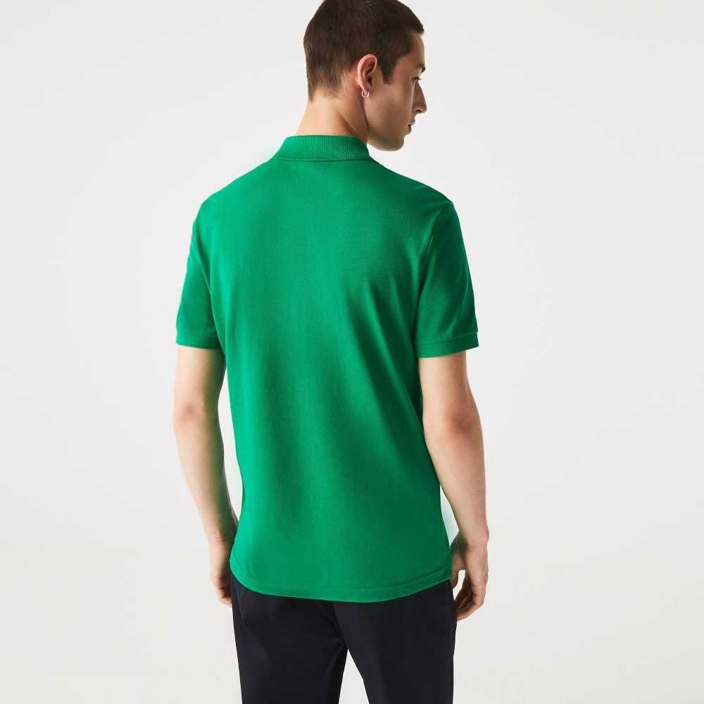 Lacoste Original L.12.12 Slim Fit Petit Pique Cotton Polo Green | GIT-253870