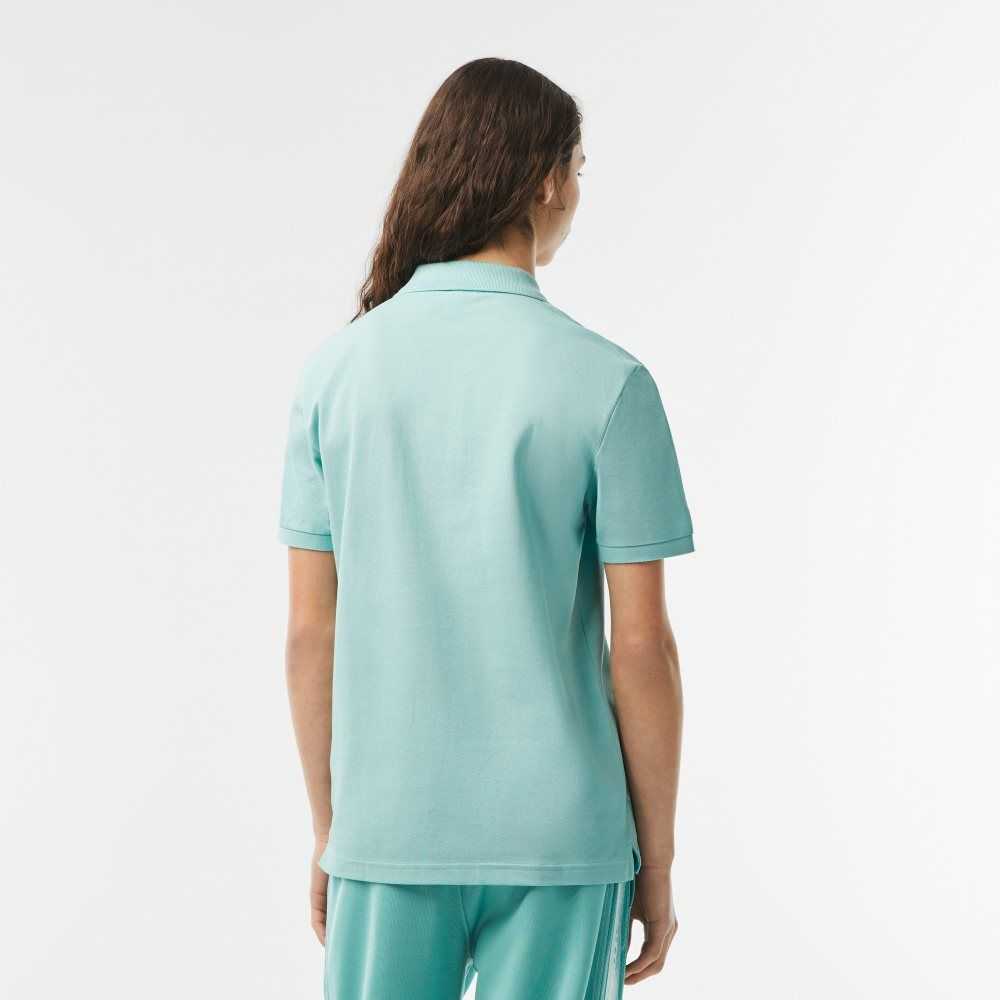 Lacoste Original L.12.12 Slim Fit Petit Pique Cotton Polo Mint | HLB-290651