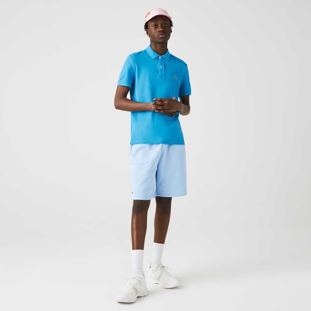 Lacoste Original L.12.12 Slim Fit Petit Pique Cotton Polo Turquoise | LZR-704512