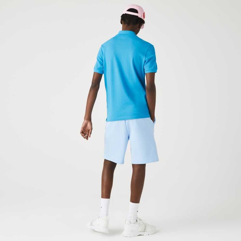 Lacoste Original L.12.12 Slim Fit Petit Pique Cotton Polo Turquoise | LZR-704512