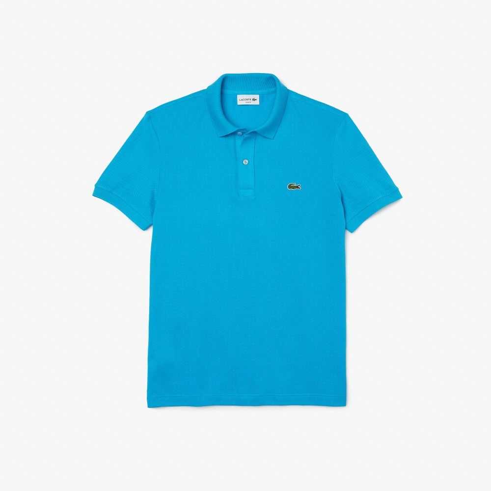 Lacoste Original L.12.12 Slim Fit Petit Pique Cotton Polo Turquoise | LZR-704512