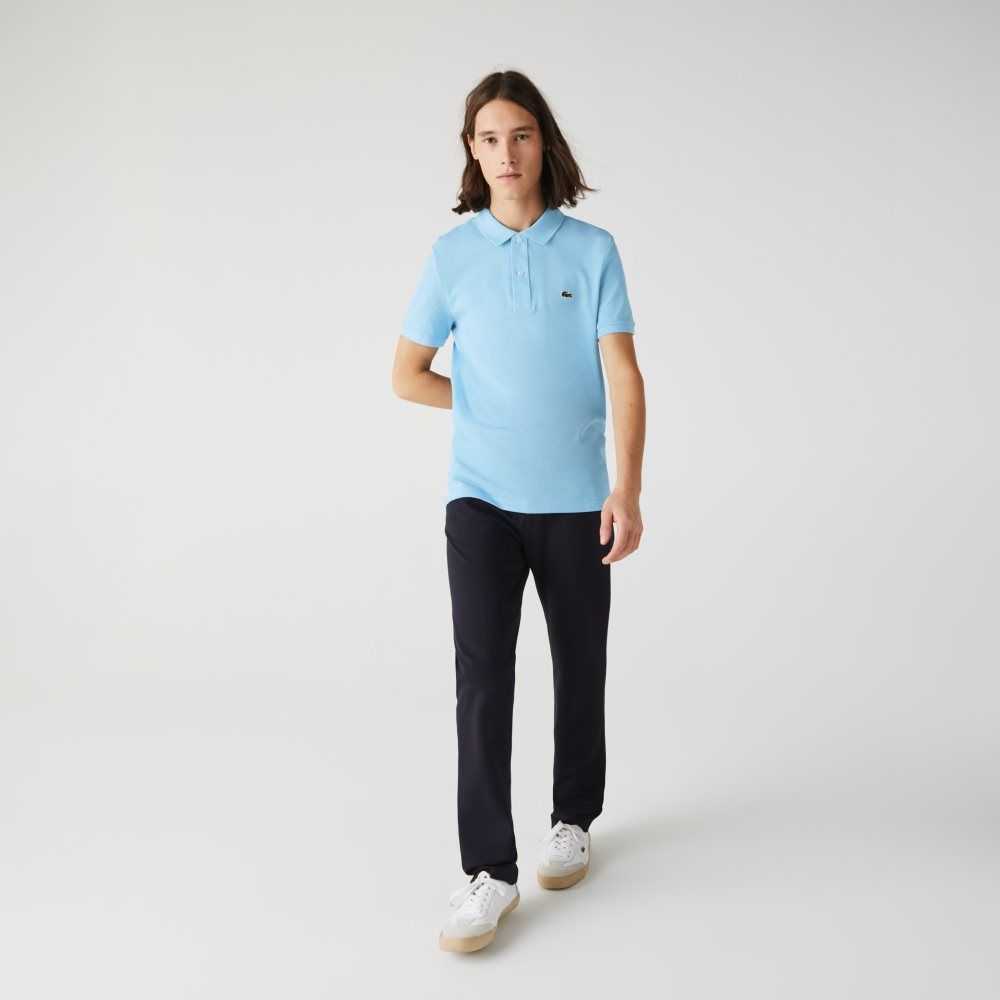 Lacoste Original L.12.12 Slim Fit Petit Pique Cotton Polo Light Blue | NWL-836745