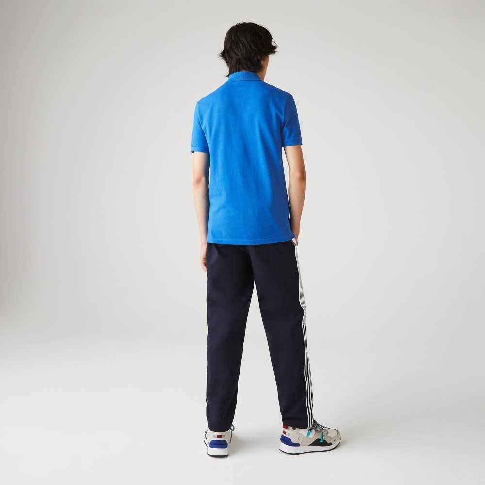 Lacoste Original L.12.12 Slim Fit Petit Pique Cotton Polo Blue | PWR-937801