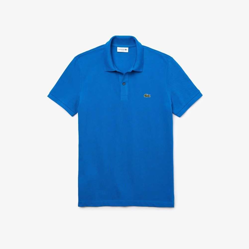 Lacoste Original L.12.12 Slim Fit Petit Pique Cotton Polo Blue | PWR-937801