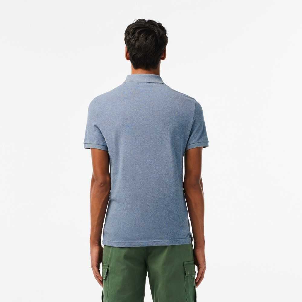 Lacoste Original L.12.12 Slim Fit Petit Pique Cotton Polo Blue Chine | RCV-849632