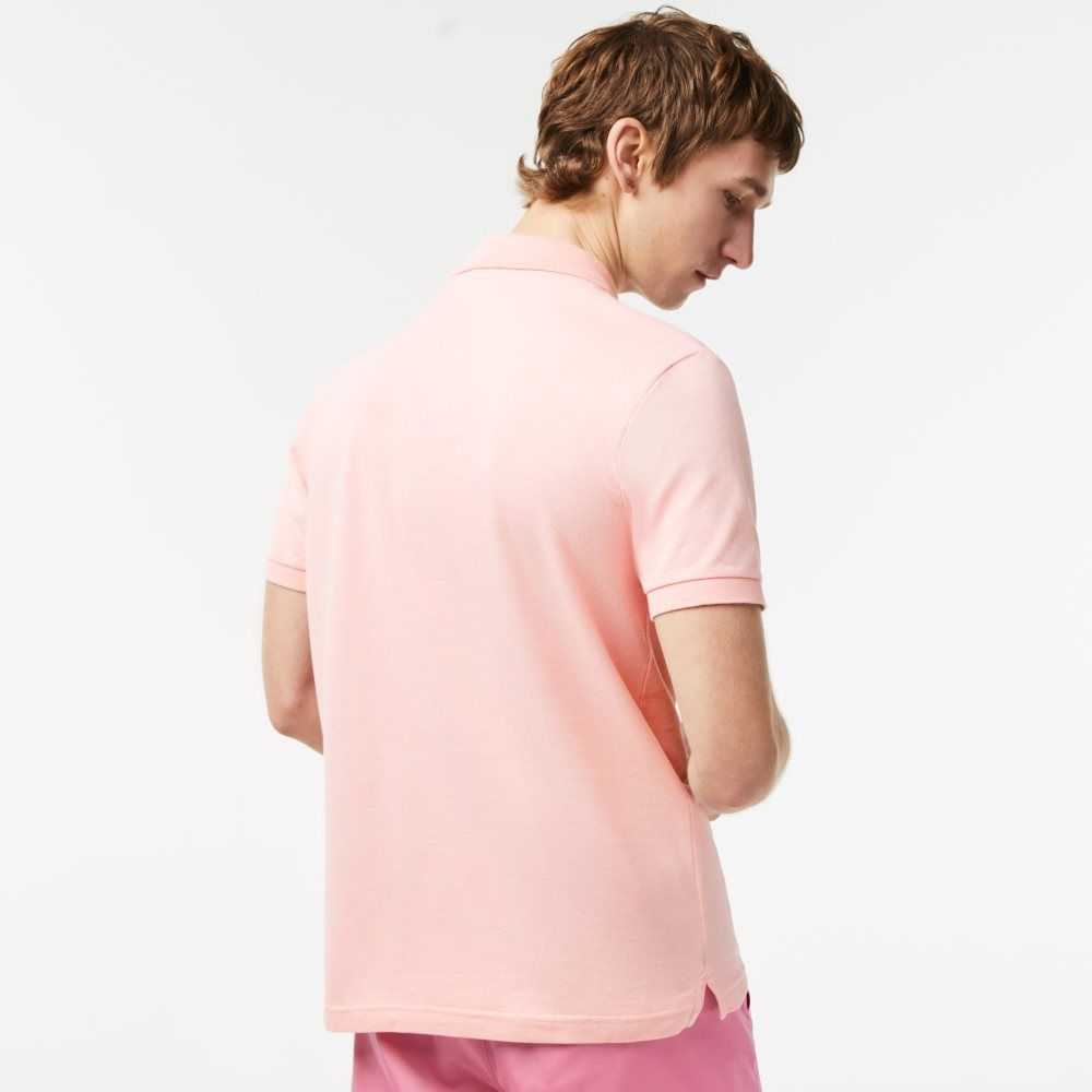 Lacoste Original L.12.12 Slim Fit Petit Pique Cotton Polo Pink | RWK-874321