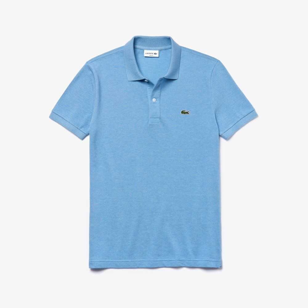 Lacoste Original L.12.12 Slim Fit Petit Pique Cotton Polo Blue Chine | SQT-871506