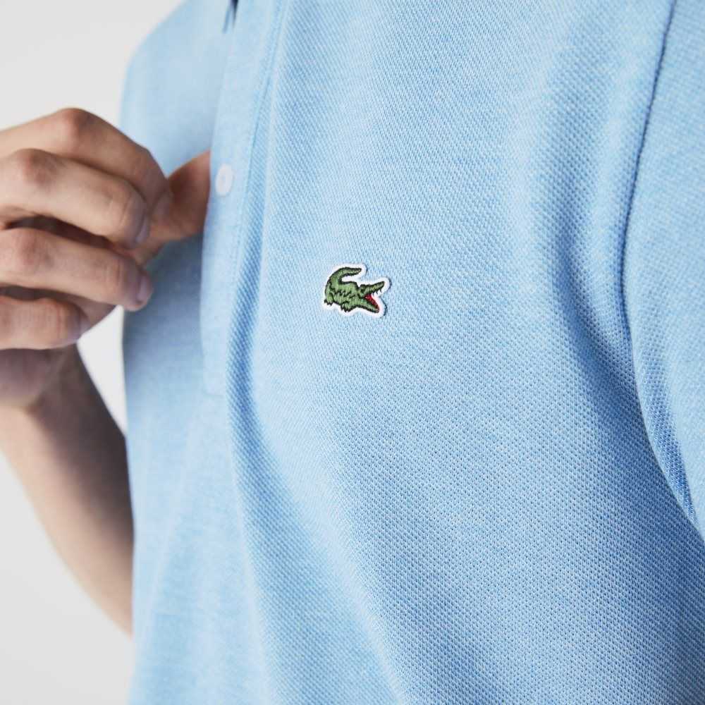 Lacoste Original L.12.12 Slim Fit Petit Pique Cotton Polo Blue Chine | SQT-871506