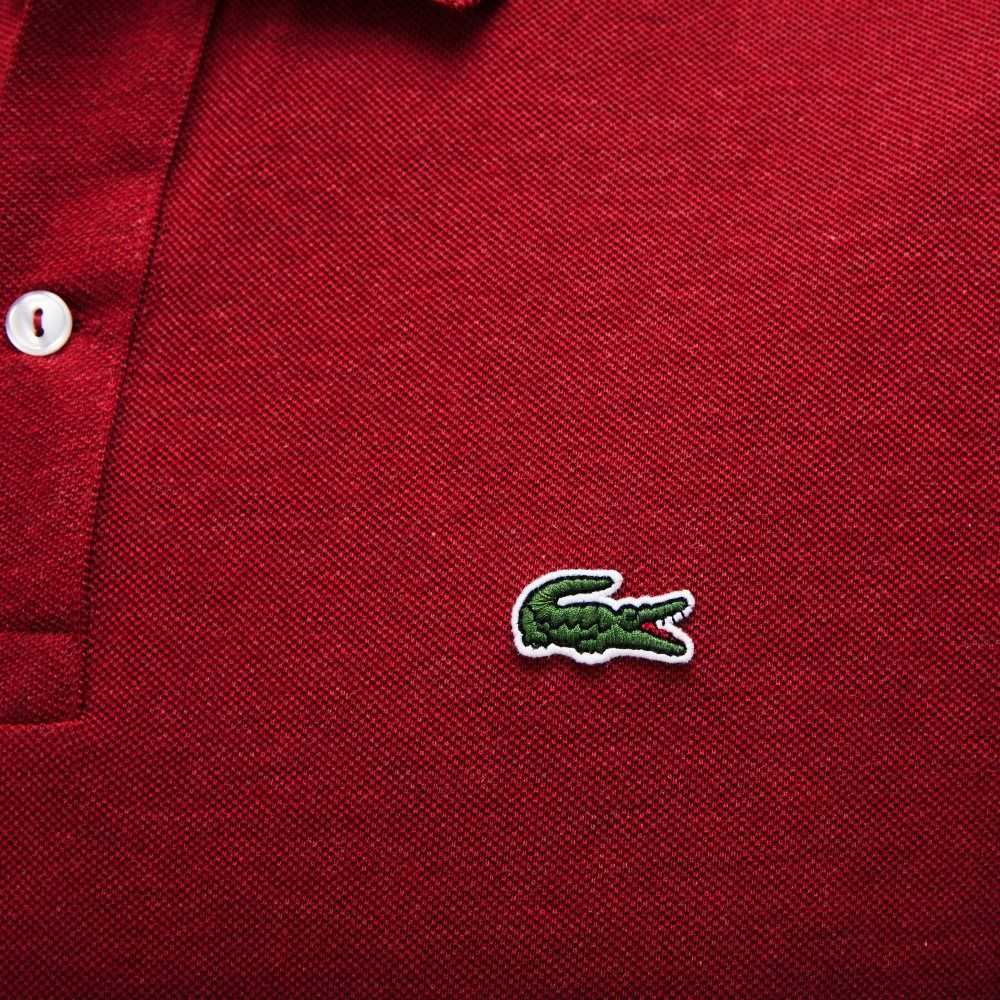 Lacoste Original L.12.12 Slim Fit Petit Pique Cotton Polo Red | SXM-748301