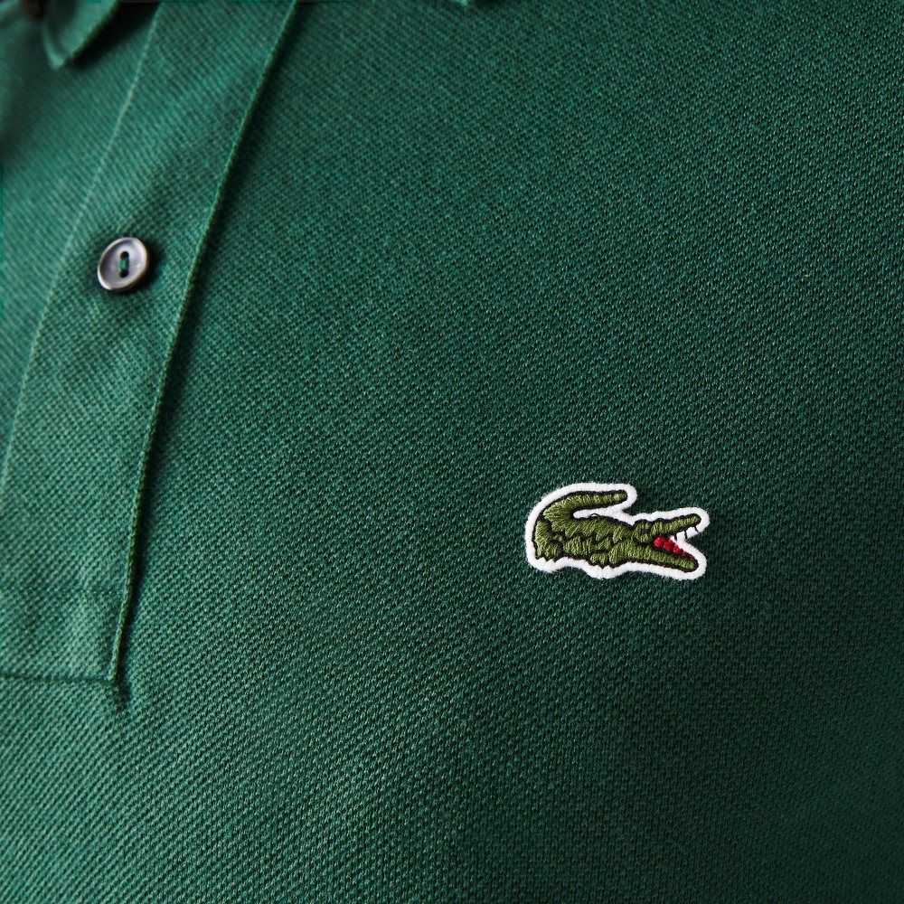 Lacoste Original L.12.12 Slim Fit Petit Pique Cotton Polo Green | WUK-928736