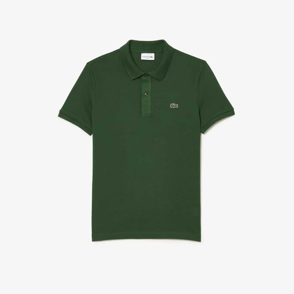 Lacoste Original L.12.12 Slim Fit Petit Pique Cotton Polo Green | WUK-928736