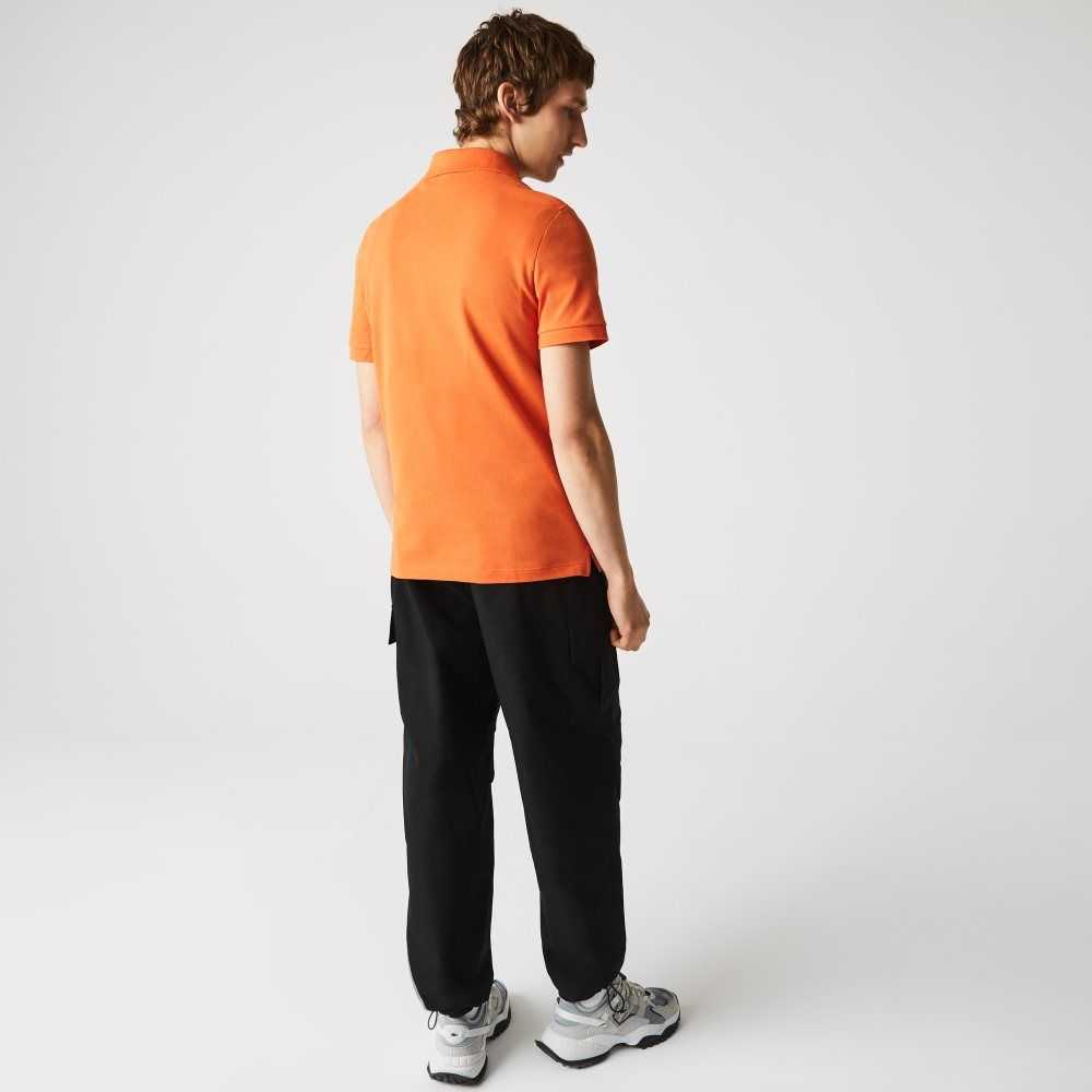 Lacoste Original L.12.12 Slim Fit Petit Pique Cotton Polo Orange | YGK-136475