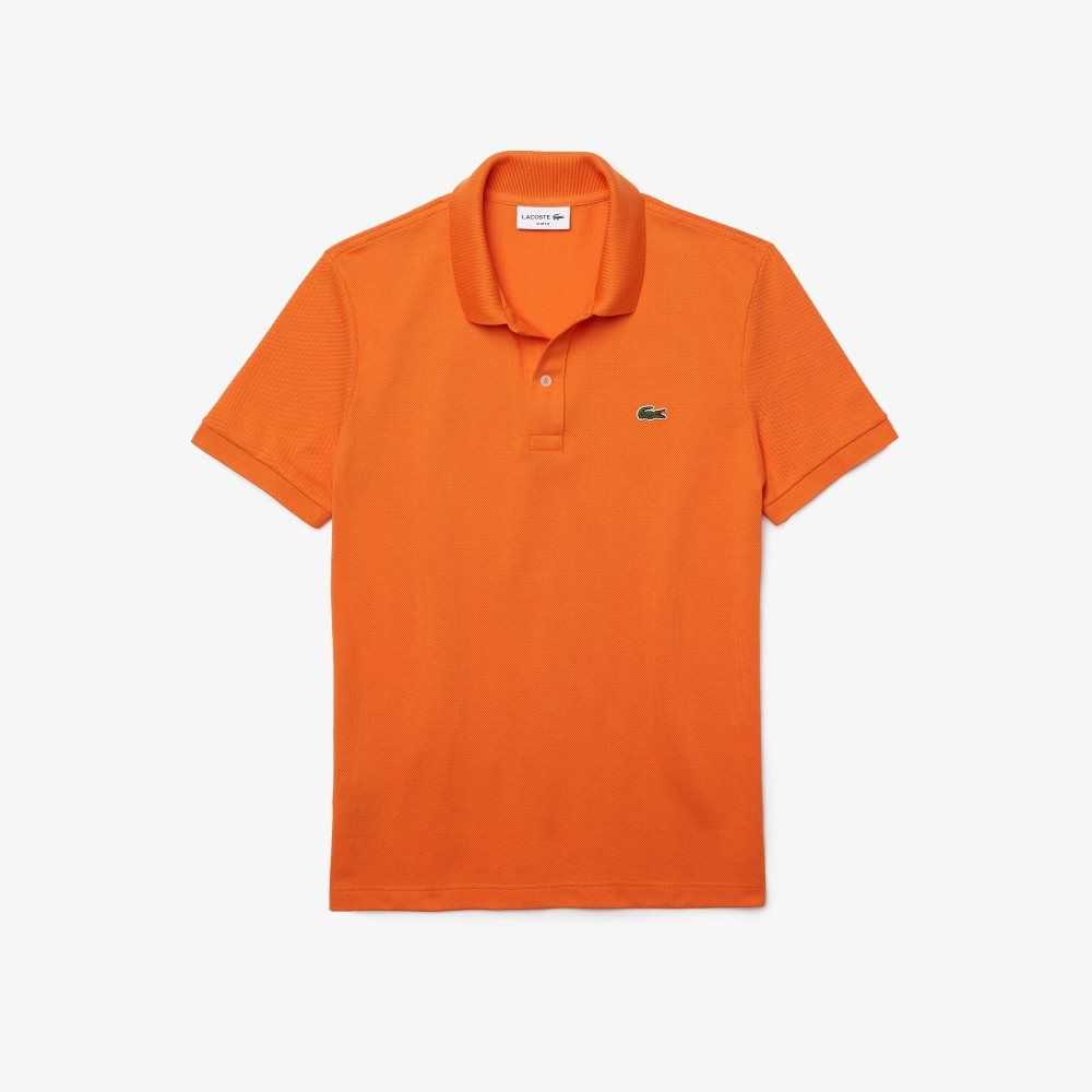 Lacoste Original L.12.12 Slim Fit Petit Pique Cotton Polo Orange | YGK-136475