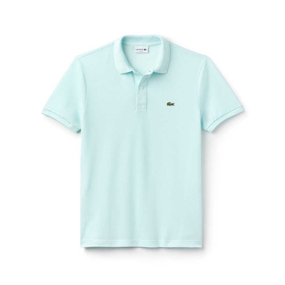 Lacoste Original L.12.12 Slim Fit Petit Pique Cotton Polo Blue | YJA-206138