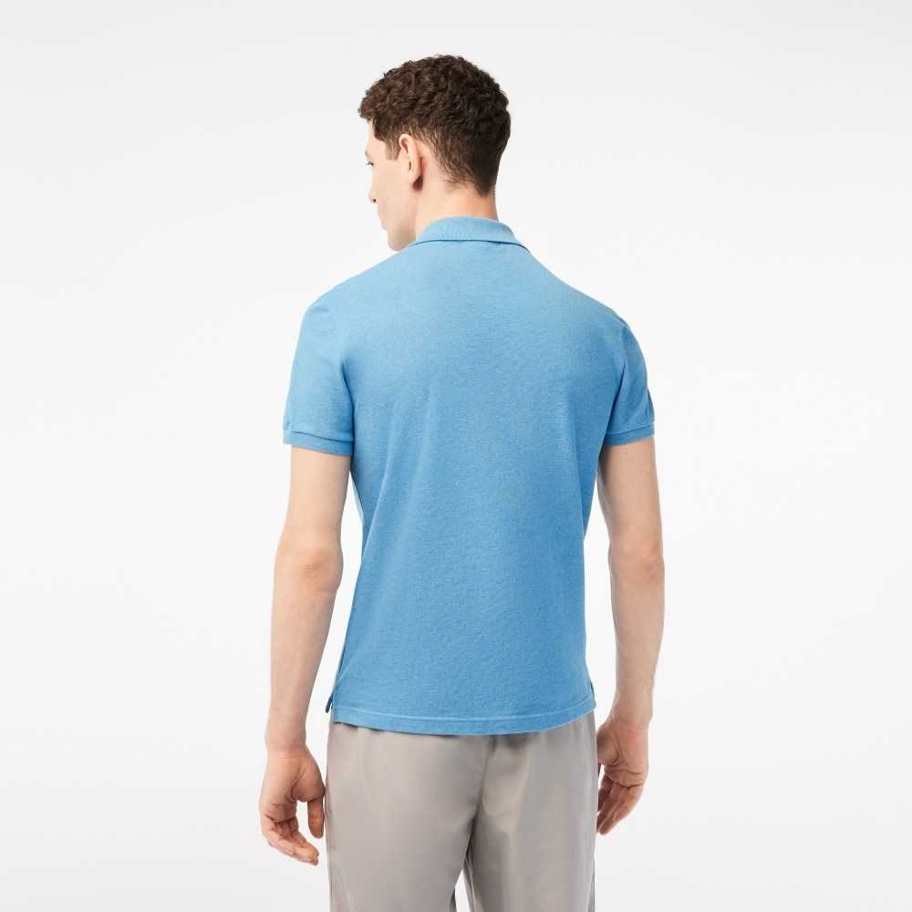 Lacoste Original L.12.12 Slim Fit Petit Pique Cotton Polo Blue Chine | YVK-231607