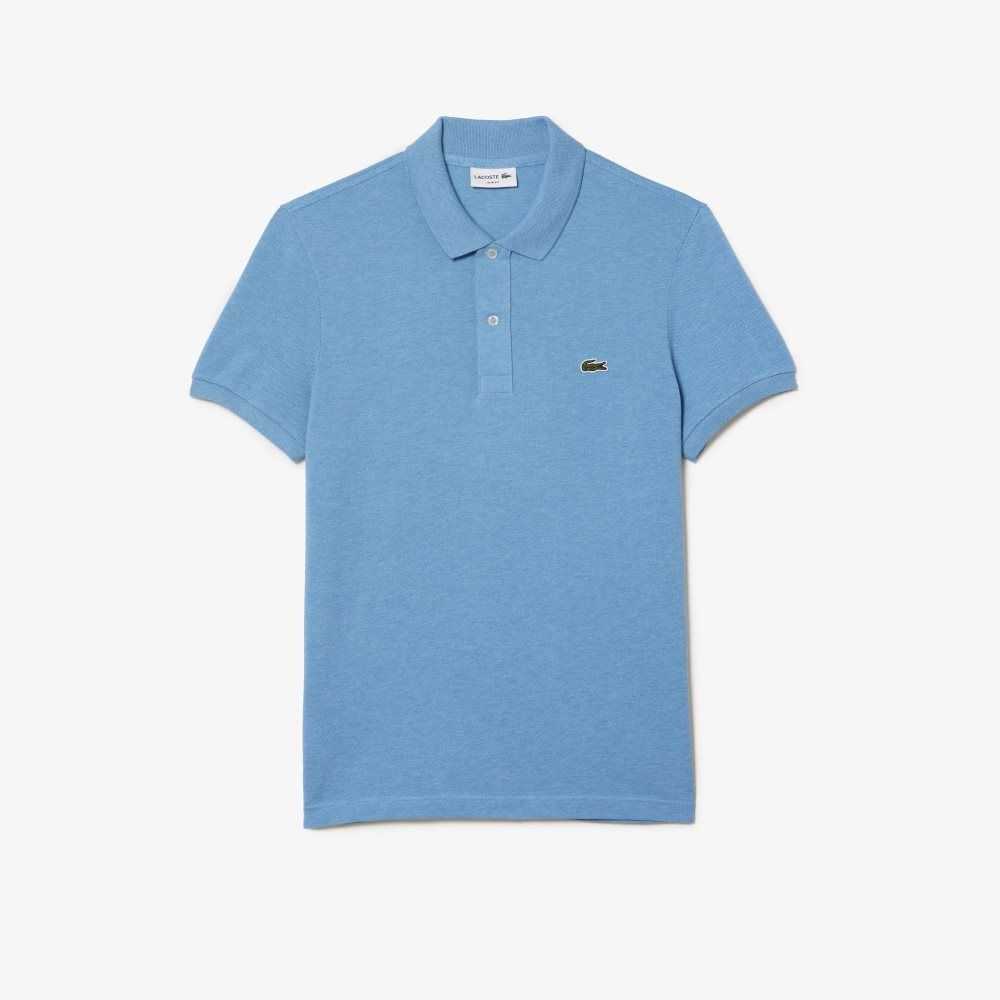 Lacoste Original L.12.12 Slim Fit Petit Pique Cotton Polo Blue Chine | YVK-231607