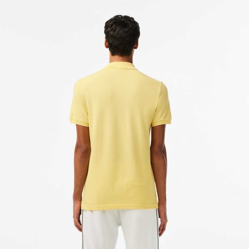 Lacoste Original L.12.12 Slim Fit Petit Pique Cotton Polo Yellow | ZNA-326718