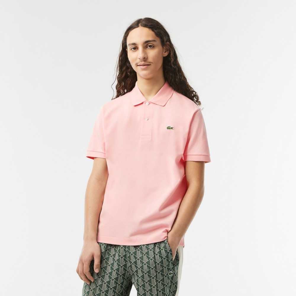 Lacoste Original L.12.12 petit pique cotton Polo Pink | BCS-034829