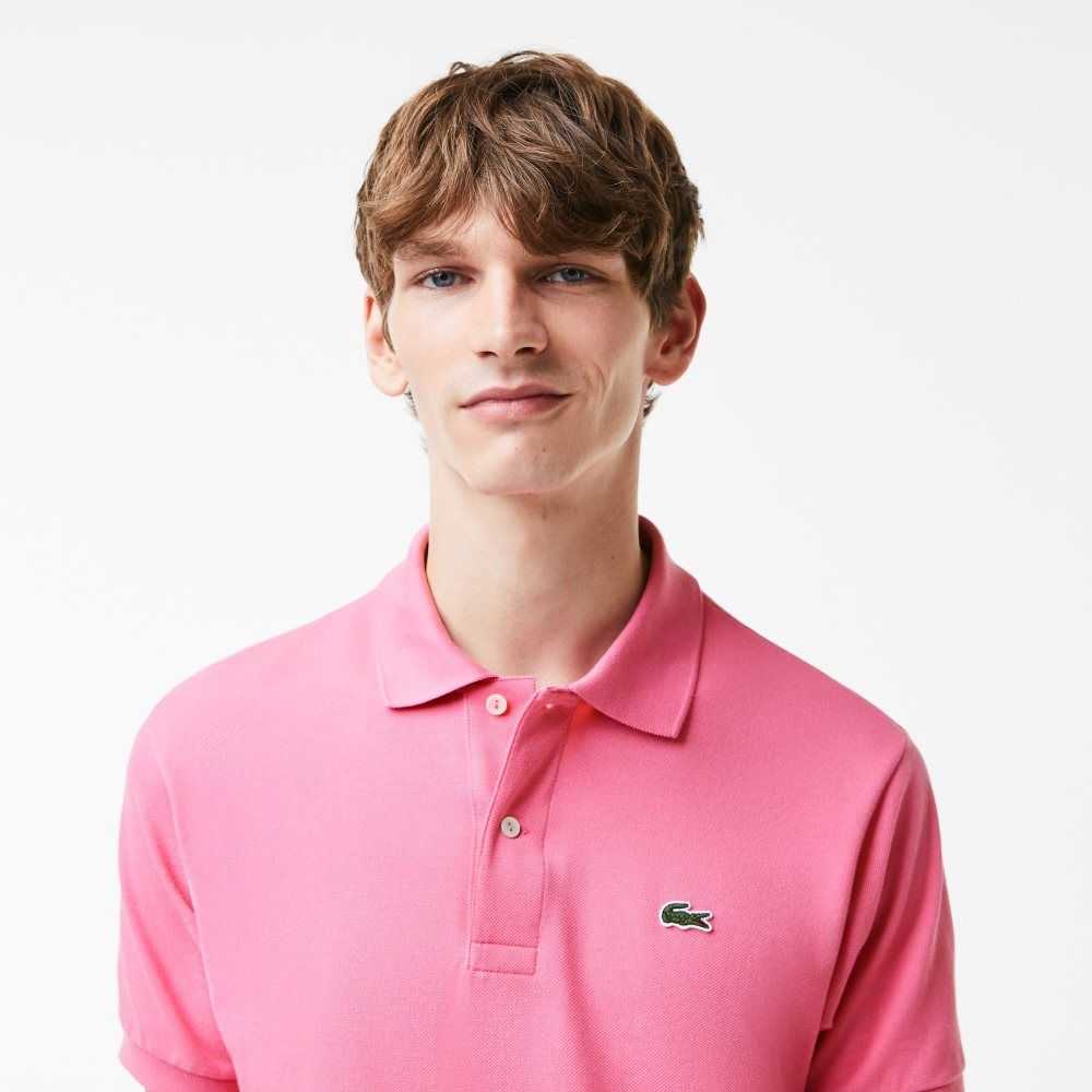 Lacoste Original L.12.12 petit pique cotton Polo Pink | JQX-428315