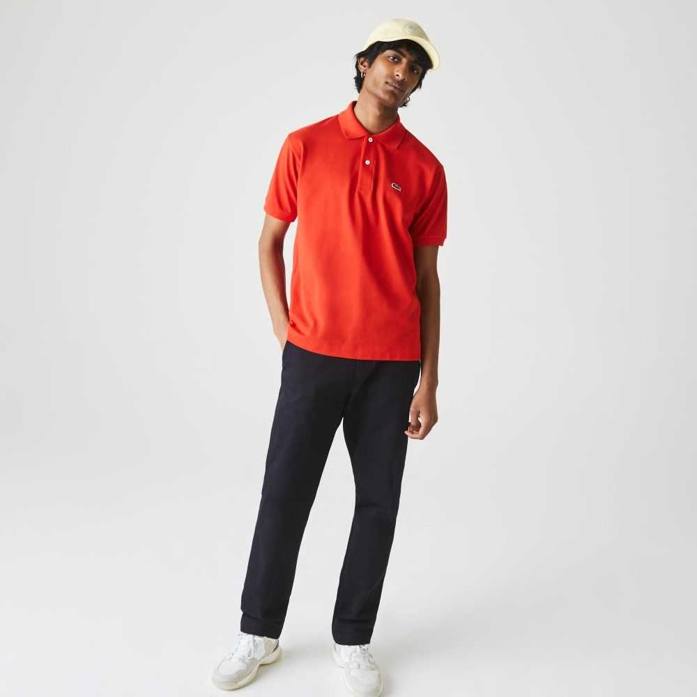 Lacoste Original L.12.12 petit pique cotton Polo Red | LKB-145780