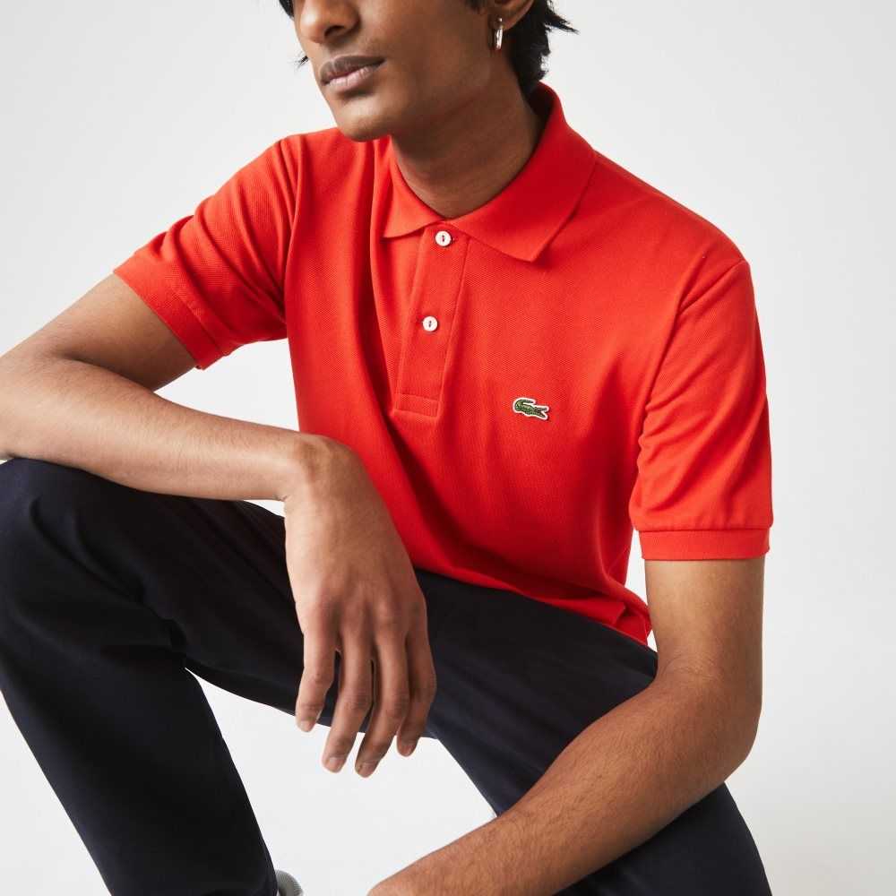 Lacoste Original L.12.12 petit pique cotton Polo Red | LKB-145780