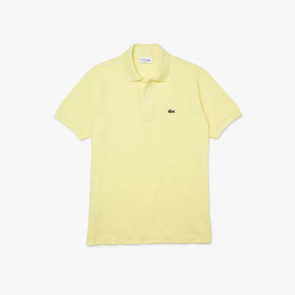 Lacoste Original L.12.12 petit pique cotton Polo Yellow | MEL-723680