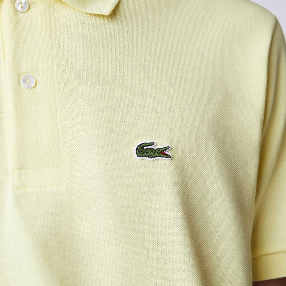 Lacoste Original L.12.12 petit pique cotton Polo Yellow | MEL-723680