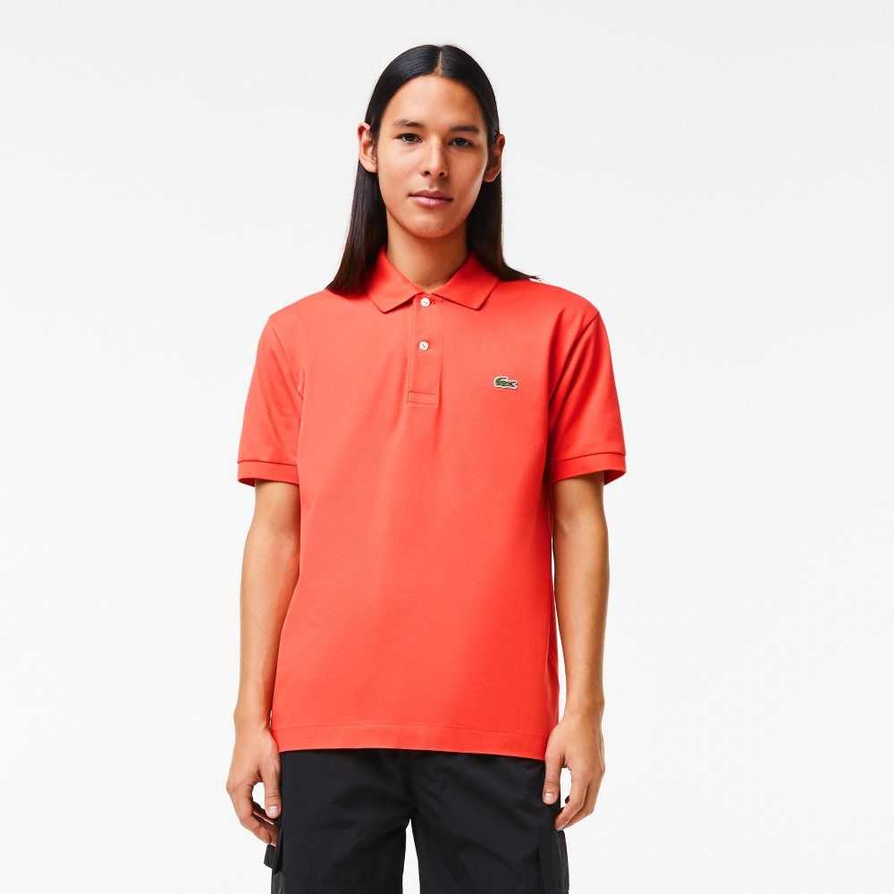 Lacoste Original L.12.12 petit pique cotton Polo Orange | OED-578619