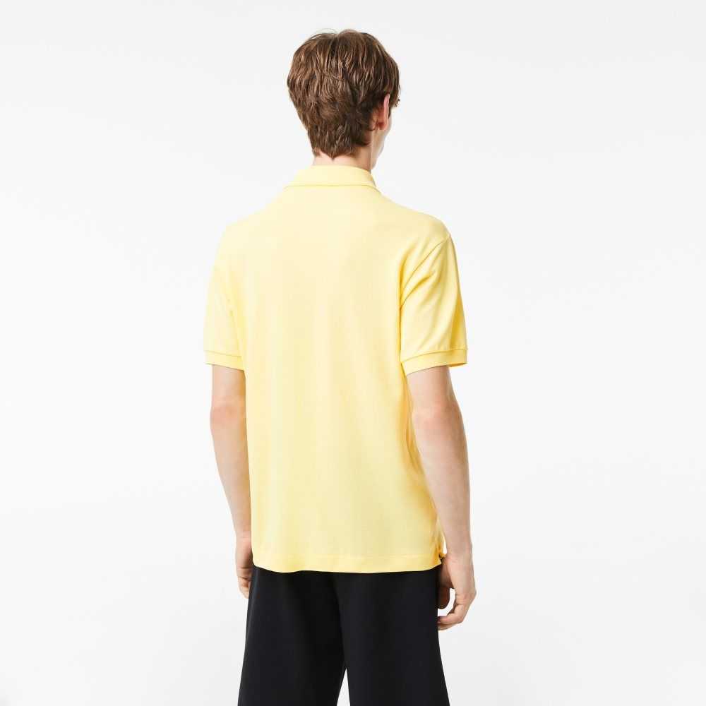 Lacoste Original L.12.12 petit pique cotton Polo Yellow | SLZ-517240