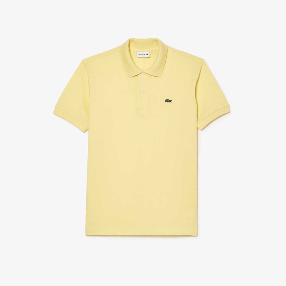 Lacoste Original L.12.12 petit pique cotton Polo Yellow | SLZ-517240