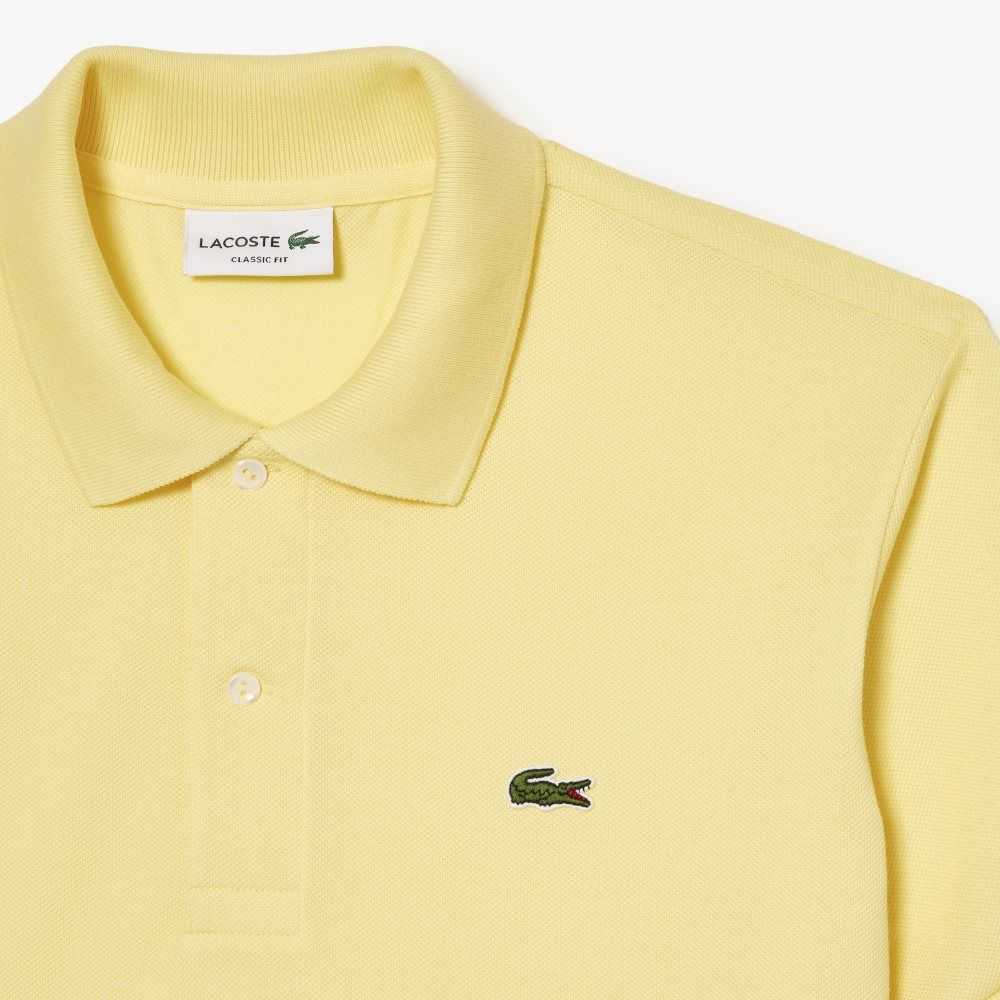 Lacoste Original L.12.12 petit pique cotton Polo Yellow | SLZ-517240