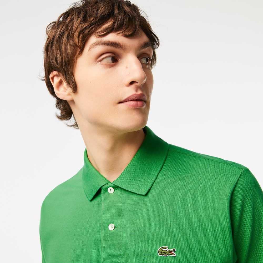 Lacoste Original L.12.12 petit pique cotton Polo Green | TCY-692408