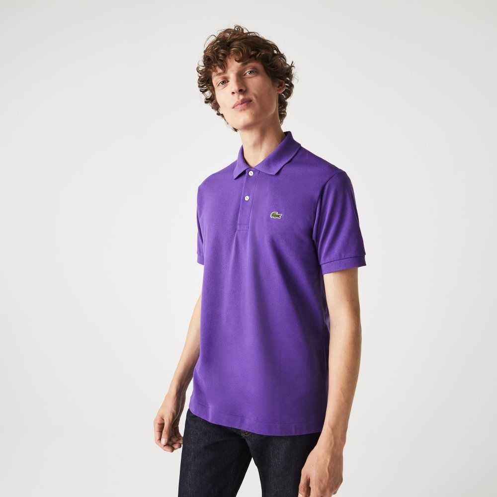 Lacoste Original L.12.12 petit pique cotton Polo Purple | TXE-921608