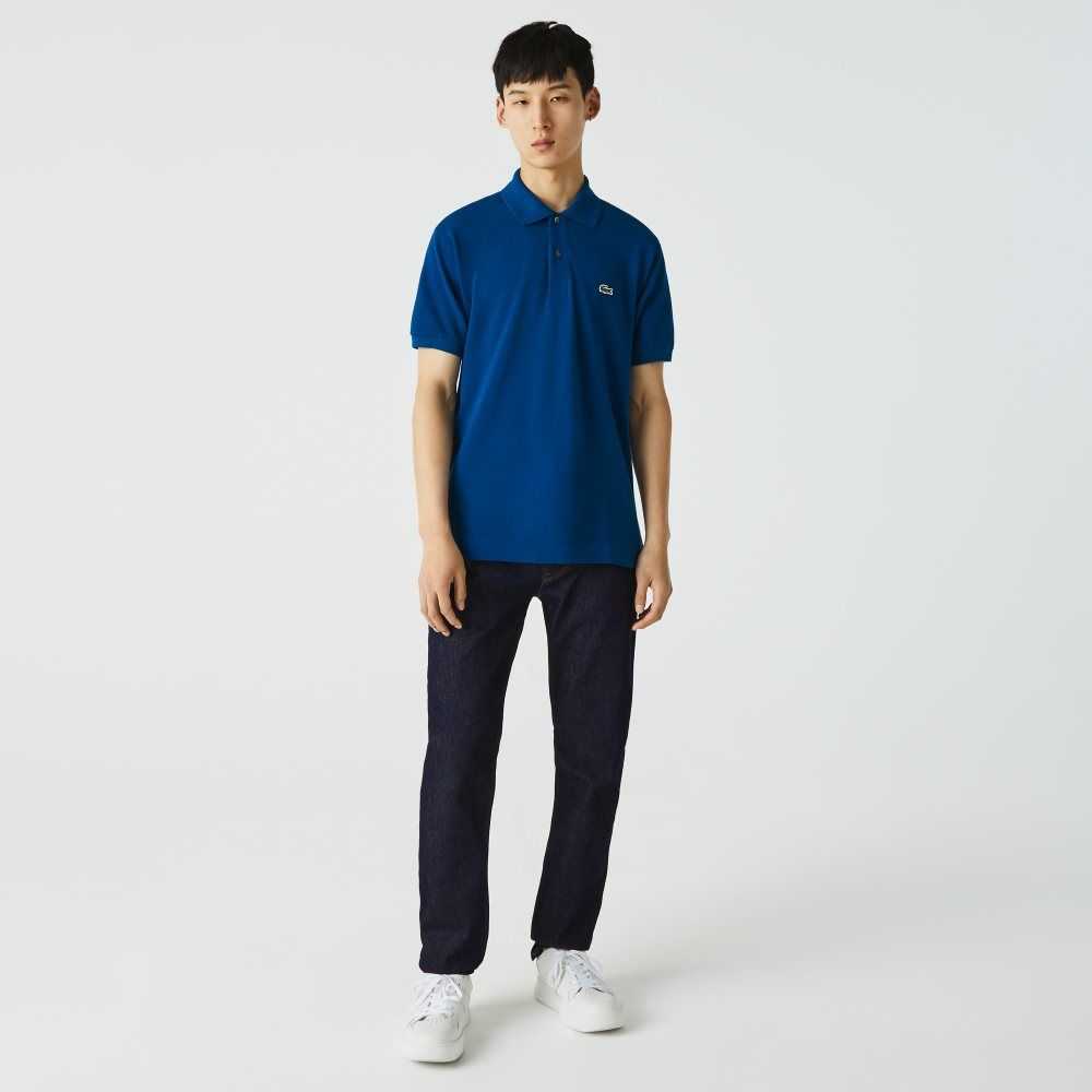 Lacoste Original L.12.12 petit pique cotton Polo Blue | UCF-439682