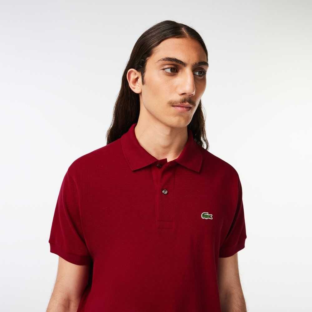 Lacoste Original L.12.12 petit pique cotton Polo Bordeaux | VDL-684729