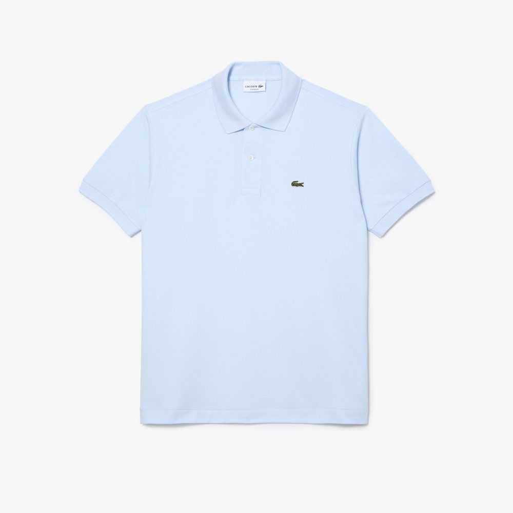 Lacoste Original L.12.12 petit pique cotton Polo Light Blue | WHZ-643925