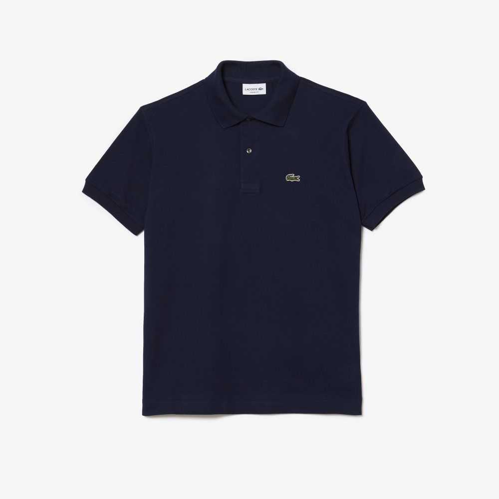 Lacoste Original L.12.12 petit pique cotton Polo Navy Blue | XMN-054627