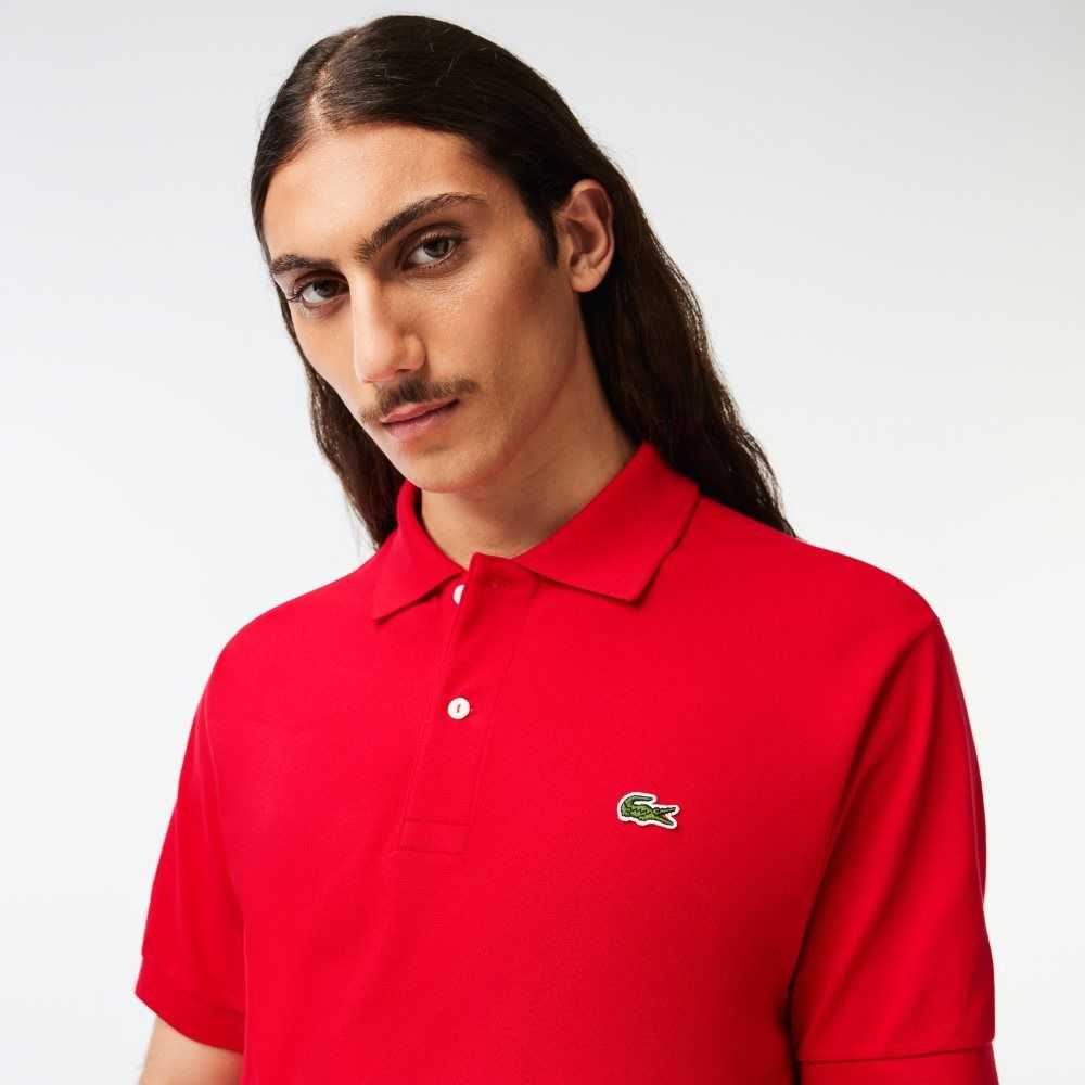 Lacoste Original L.12.12 petit pique cotton Polo Red | XSW-059186