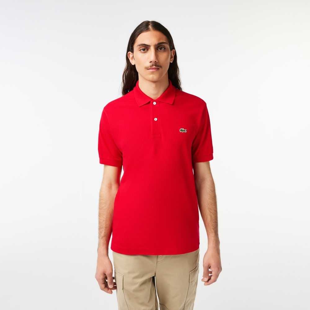 Lacoste Original L.12.12 petit pique cotton Polo Red | XSW-059186