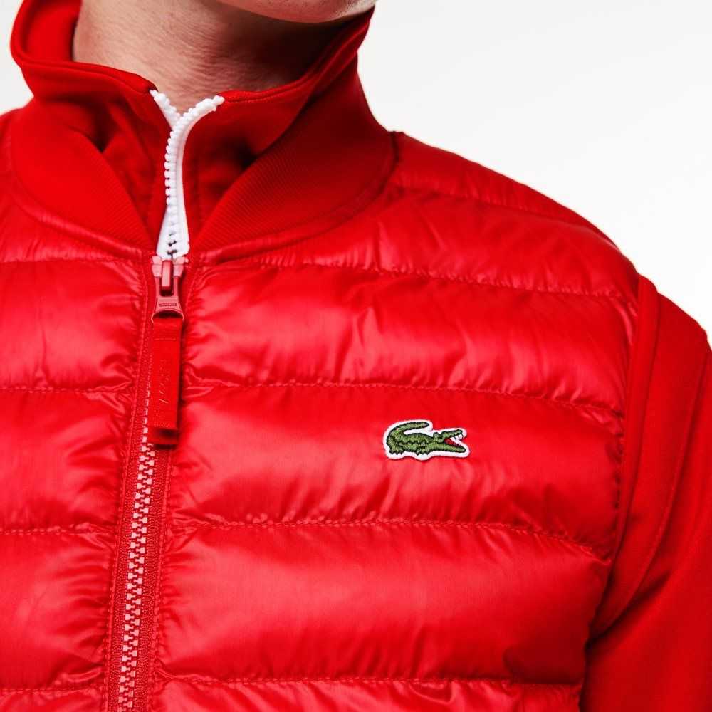 Lacoste Padded Water-Repellent Vest Red | MSK-235017