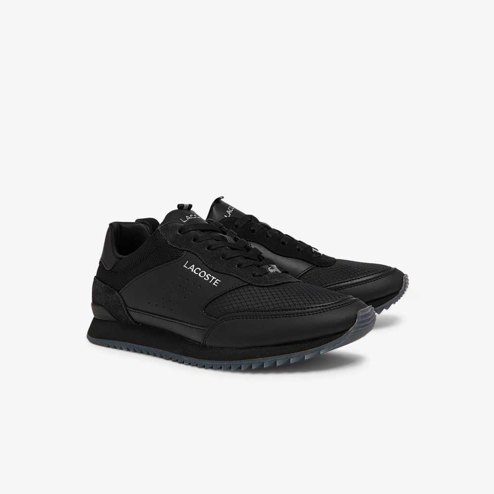 Lacoste Partner Luxe Sneakers Blk/Blk | RFQ-079462