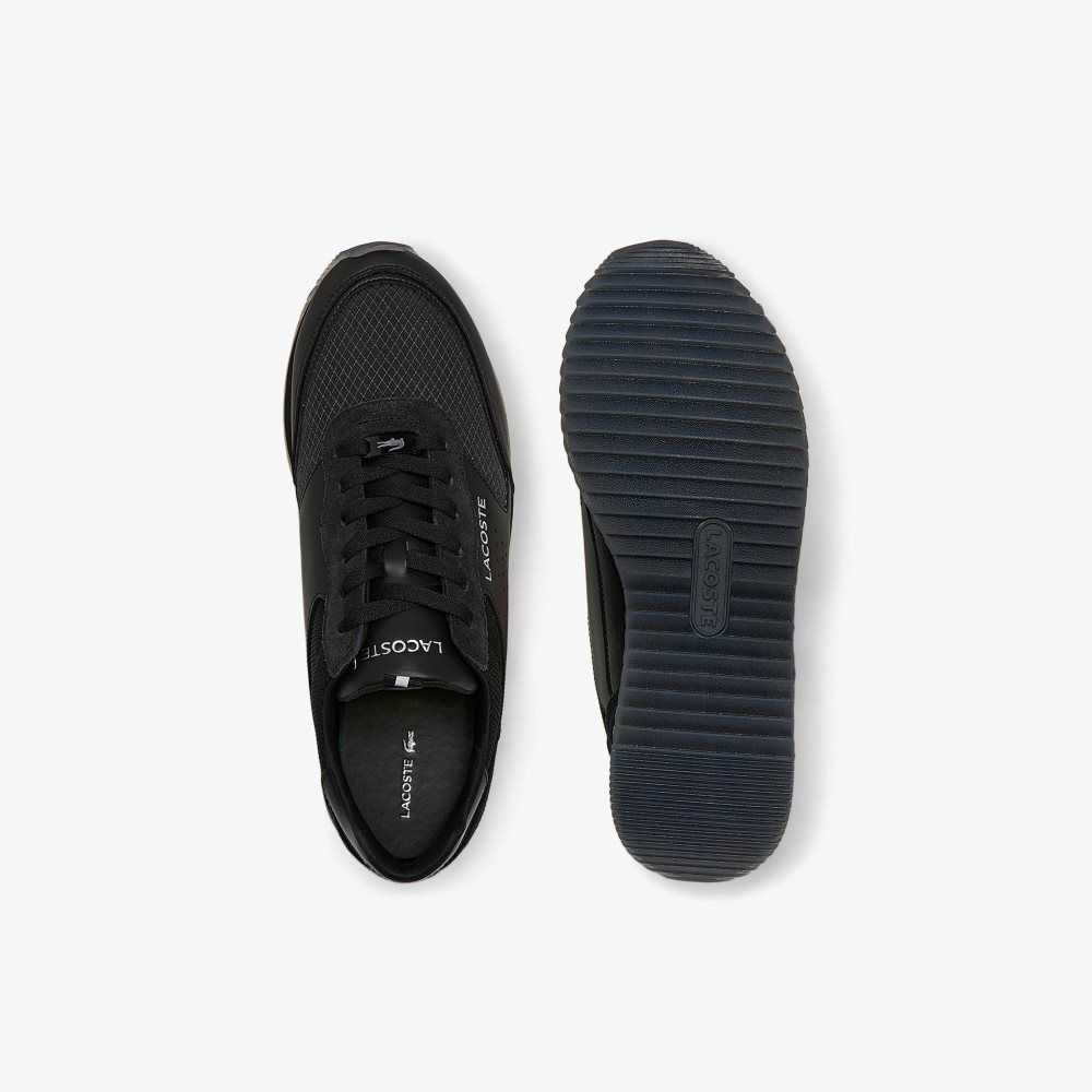 Lacoste Partner Luxe Sneakers Blk/Blk | RFQ-079462