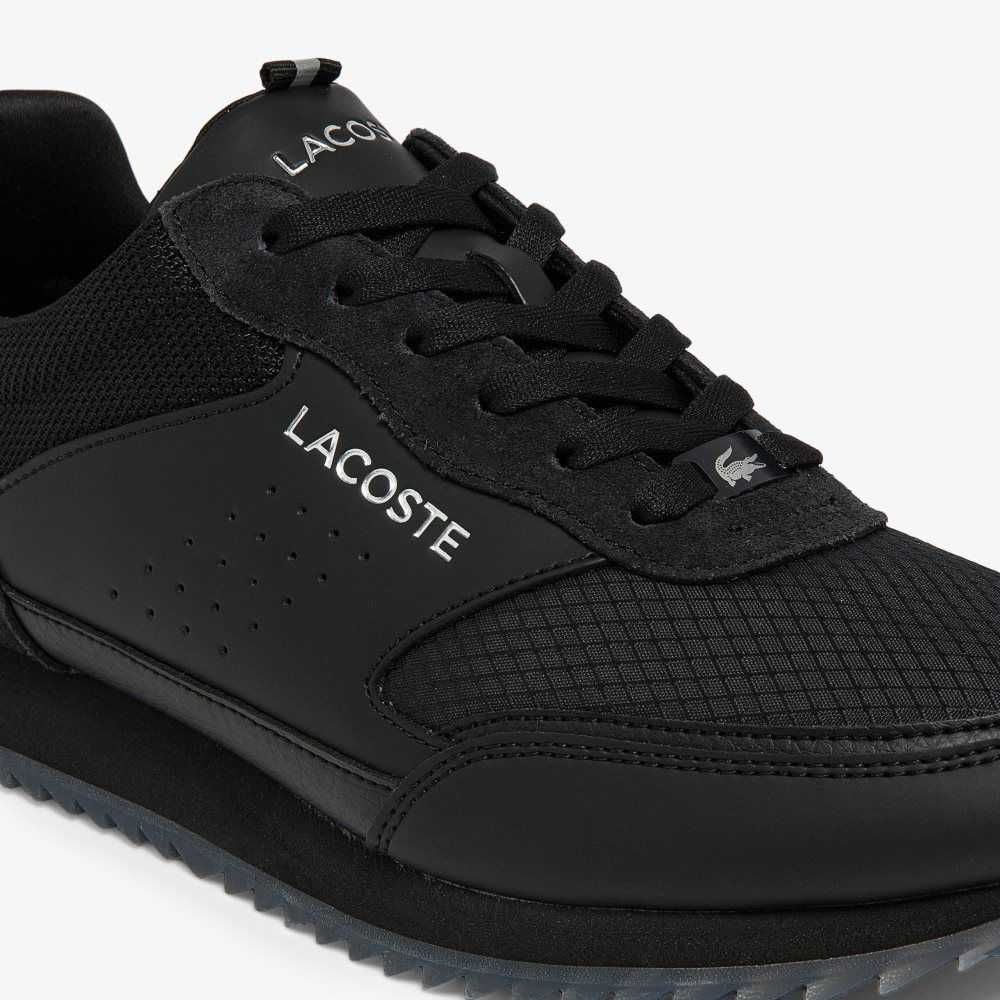 Lacoste Partner Luxe Sneakers Blk/Blk | RFQ-079462