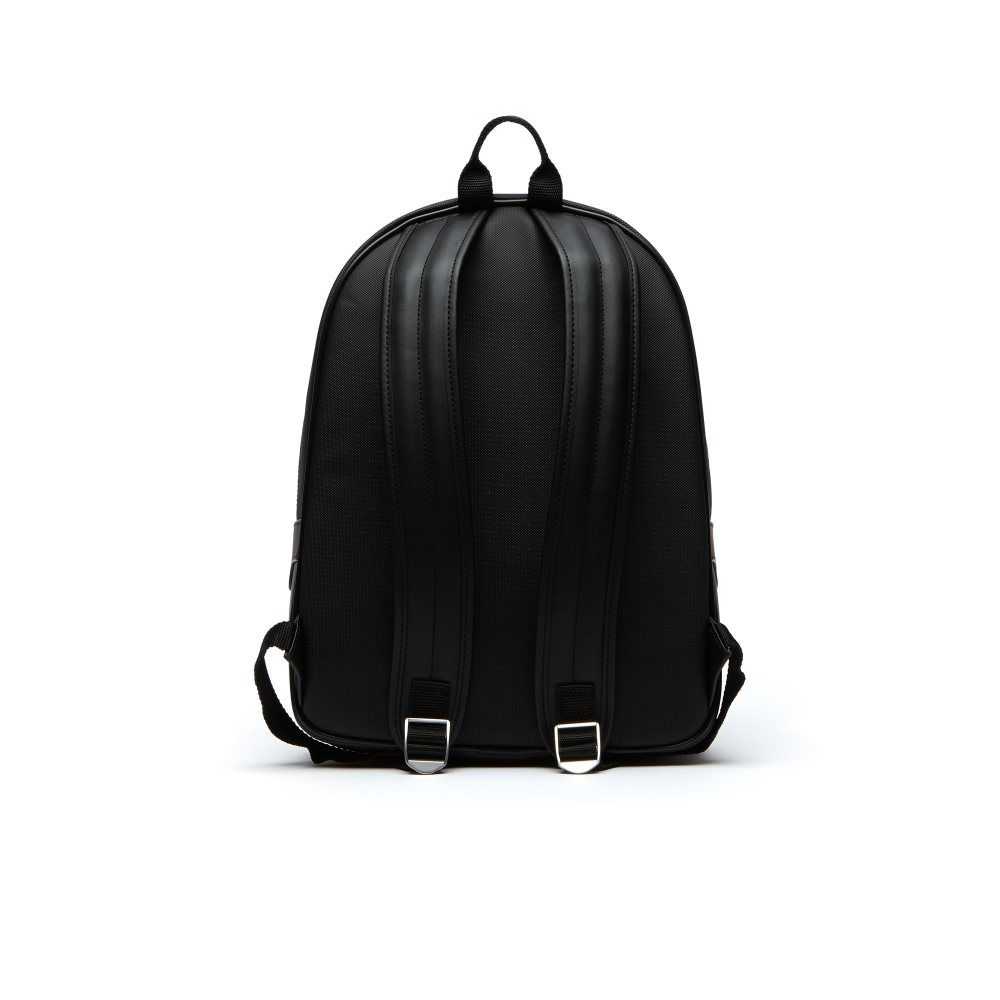 Lacoste Petit Pique Backpack Black | RUB-210753